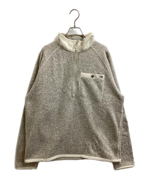 THE NORTH FACE（ザ ノース フェイス）THE NORTH FACE (ザ ノース フェイス) M GORDON LYONS 1/4 ZIP PULLOVER グレー×アイボリー サイズ:Lの古着・服飾アイテム