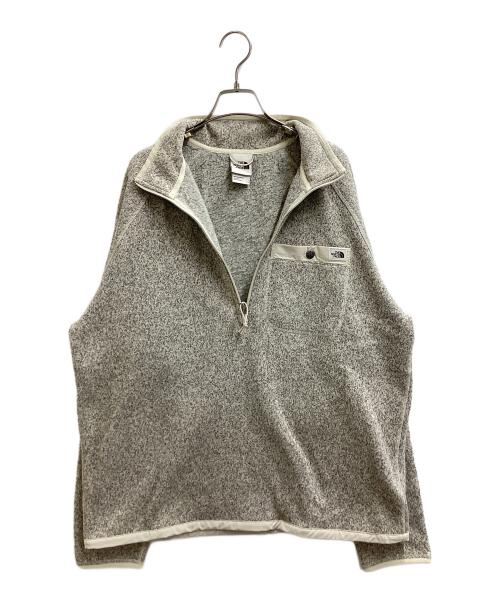 THE NORTH FACE（ザ ノース フェイス）THE NORTH FACE (ザ ノース フェイス) M GORDON LYONS 1/4 ZIP PULLOVER グレー×アイボリー サイズ:Lの古着・服飾アイテム