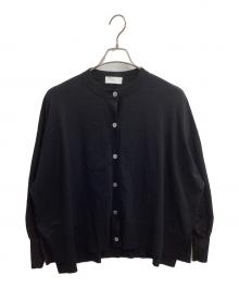 KAGURE（カグレ）の古着「26SS ハイツイストコットンワイドカーディガン」｜ブラック