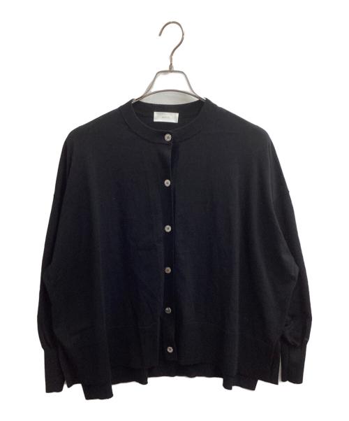 KAGURE（カグレ）kagure (カグレ) 26SS ハイツイストコットンワイドカーディガン ブラック サイズ:Freeの古着・服飾アイテム