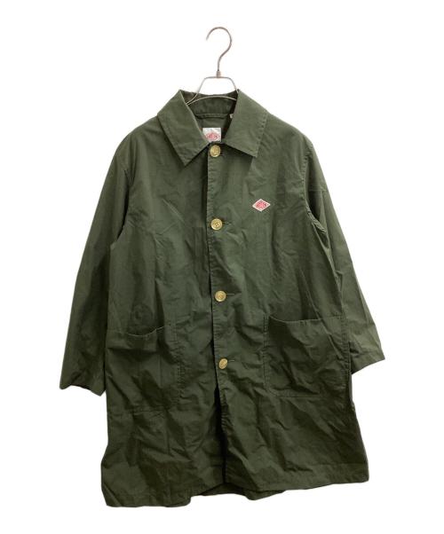 DANTON（ダントン）DANTON (ダントン) ナイロンタフタ ステンカラーコート　/JD-8037 NTF オリーブ サイズ:36の古着・服飾アイテム