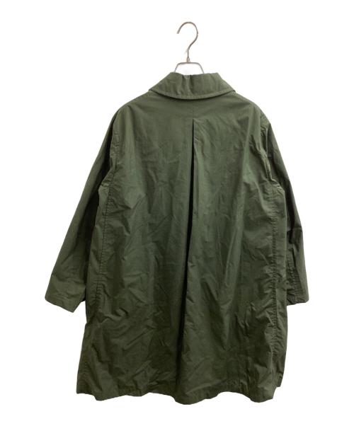 DANTON（ダントン）DANTON (ダントン) ナイロンタフタ ステンカラーコート　/JD-8037 NTF オリーブ サイズ:36の古着・服飾アイテム