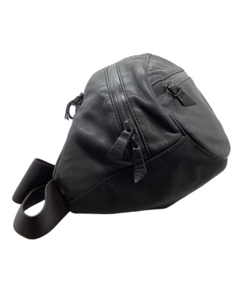 PORTER（ポーター）PORTER (ポーター) ZOOM レザー ウエストバッグ ブラックの古着・服飾アイテム