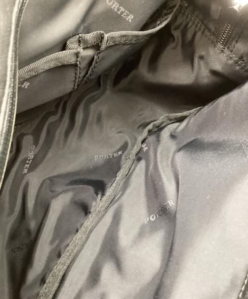 PORTER（ポーター）PORTER (ポーター) ZOOM レザー ウエストバッグ ブラックの古着・服飾アイテム