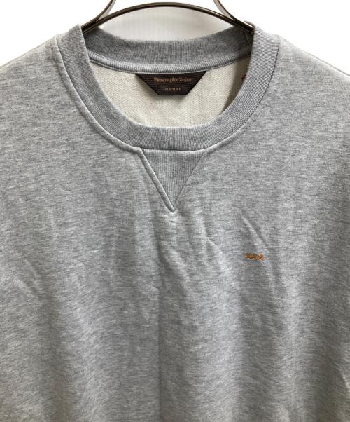 Ermenegildo Zegna COUTURE（エルメネジルド ゼニア クチュール）Ermenegildo Zegna COUTURE (エルメネジルド ゼニア クチュール) クルーネックスウェット / CPCJ13 045 グレー サイズ:XL 未使用品の古着・服飾アイテム
