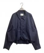 steinシュタイン）の古着「SHORT LENGTH CARDIGAN SHIRT」｜ネイビー