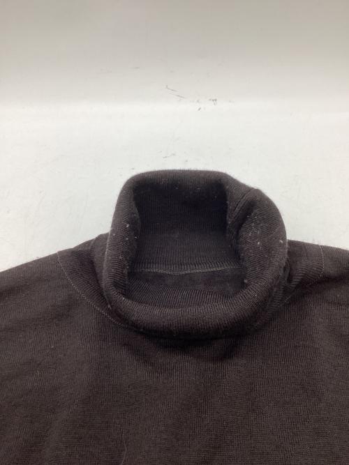 JOHN SMEDLEY（ジョンスメドレー）JOHN SMEDLEY (ジョンスメドレー) メリノウールタートルネックニット ブラウン サイズ:Sの古着・服飾アイテム