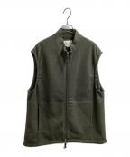 STILL BY HANDスティルバイハンド）の古着「zip up vest　/　VE02233」｜グリーン