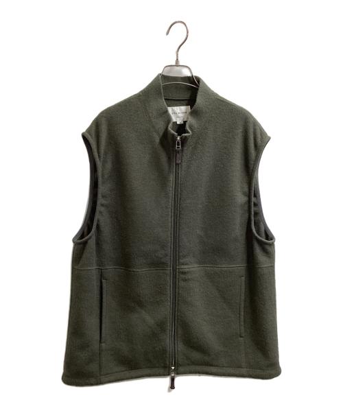 STILL BY HAND（スティルバイハンド）STILL BY HAND (スティルバイハンド) zip up vest　/　VE02233 グリーン サイズ:48の古着・服飾アイテム