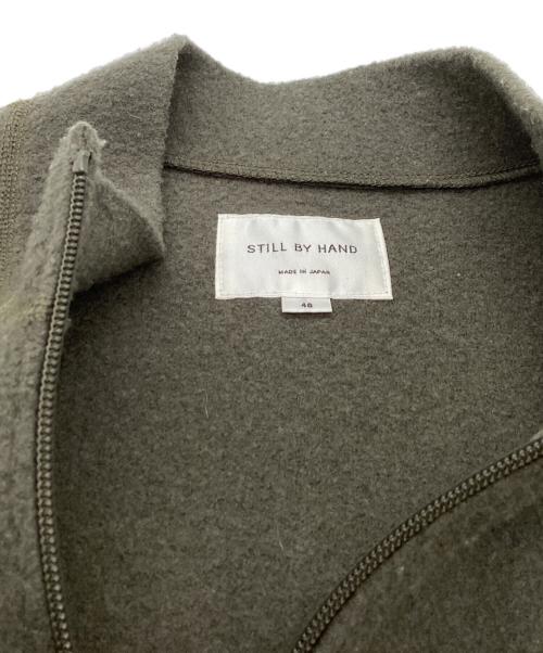 STILL BY HAND（スティルバイハンド）STILL BY HAND (スティルバイハンド) zip up vest　/　VE02233 グリーン サイズ:48の古着・服飾アイテム