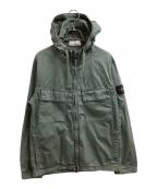 STONE ISLANDストーンアイランド）の古着「24SS Supima Cotton Twill Stretch-TC Hooded Jacket　/　801542610」｜オリーブ