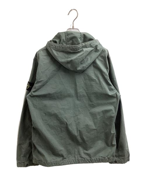 STONE ISLAND（ストーンアイランド）STONE ISLAND (ストーンアイランド) 24SS Supima Cotton Twill Stretch-TC Hooded Jacket　/　801542610 オリーブ サイズ:Mの古着・服飾アイテム