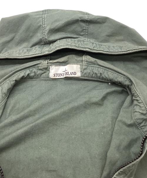 STONE ISLAND（ストーンアイランド）STONE ISLAND (ストーンアイランド) 24SS Supima Cotton Twill Stretch-TC Hooded Jacket　/　801542610 オリーブ サイズ:Mの古着・服飾アイテム