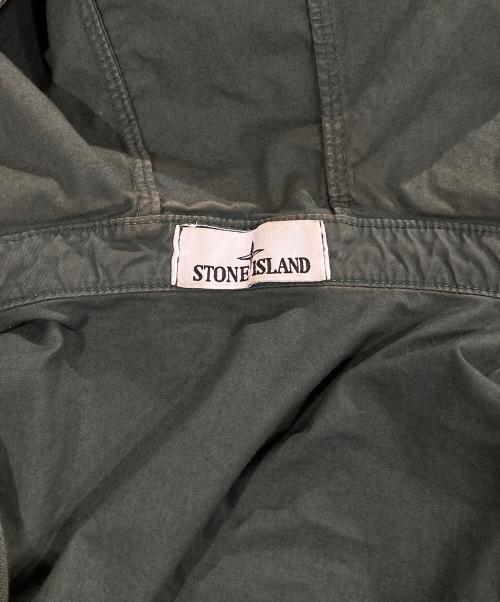 STONE ISLAND（ストーンアイランド）STONE ISLAND (ストーンアイランド) 24SS Supima Cotton Twill Stretch-TC Hooded Jacket　/　801542610 オリーブ サイズ:Mの古着・服飾アイテム