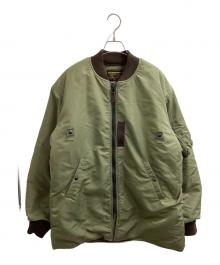 waiper（ワイパー）の古着「MA-1 ALL フライトコート」｜グリーン×ブラウン
