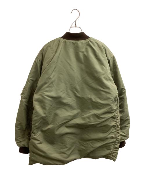 waiper（ワイパー）WAIPER (ワイパー) MA-1 ALL フライトコート グリーン×ブラウン サイズ:Lの古着・服飾アイテム