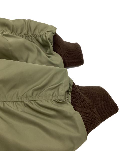 waiper（ワイパー）WAIPER (ワイパー) MA-1 ALL フライトコート グリーン×ブラウン サイズ:Lの古着・服飾アイテム