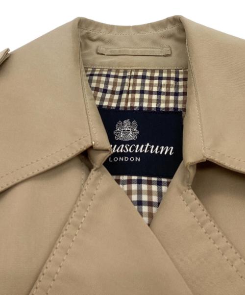 Aquascutum（アクアスキュータム）Aquascutum (アクアスキュータム) トレンチコート ベージュ サイズ:不明の古着・服飾アイテム