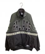 PALACEパレス）の古着「BREAKOUT HALF ZIP BOMBER」｜オリーブ