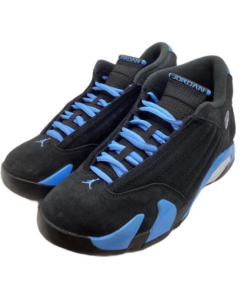 NIKE（ナイキ）NIKE (ナイキ) AIR JORDAN 14 RETRO BLACK/WHITE-UNIVERSITY BLUE ブラック×ブルー サイズ:28.5cmの古着・服飾アイテム
