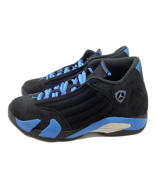 NIKE（ナイキ）NIKE (ナイキ) AIR JORDAN 14 RETRO BLACK/WHITE-UNIVERSITY BLUE ブラック×ブルー サイズ:28.5cmの古着・服飾アイテム