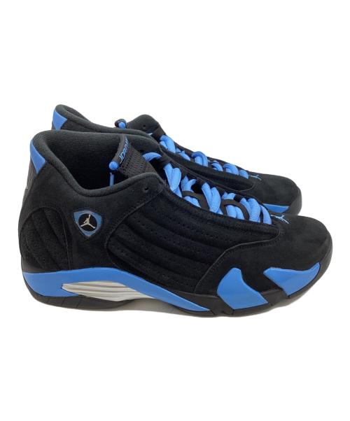 NIKE（ナイキ）NIKE (ナイキ) AIR JORDAN 14 RETRO BLACK/WHITE-UNIVERSITY BLUE ブラック×ブルー サイズ:28.5cmの古着・服飾アイテム