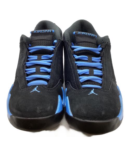 NIKE（ナイキ）NIKE (ナイキ) AIR JORDAN 14 RETRO BLACK/WHITE-UNIVERSITY BLUE ブラック×ブルー サイズ:28.5cmの古着・服飾アイテム
