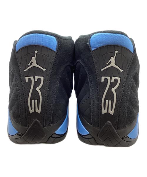 NIKE（ナイキ）NIKE (ナイキ) AIR JORDAN 14 RETRO BLACK/WHITE-UNIVERSITY BLUE ブラック×ブルー サイズ:28.5cmの古着・服飾アイテム