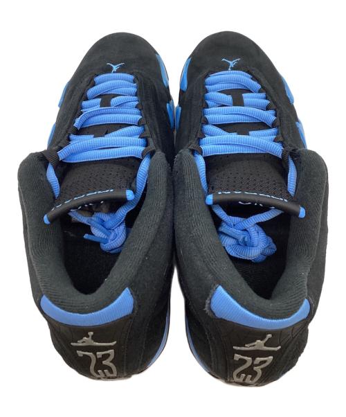 NIKE（ナイキ）NIKE (ナイキ) AIR JORDAN 14 RETRO BLACK/WHITE-UNIVERSITY BLUE ブラック×ブルー サイズ:28.5cmの古着・服飾アイテム