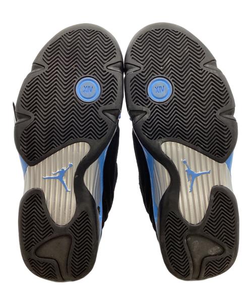 NIKE（ナイキ）NIKE (ナイキ) AIR JORDAN 14 RETRO BLACK/WHITE-UNIVERSITY BLUE ブラック×ブルー サイズ:28.5cmの古着・服飾アイテム