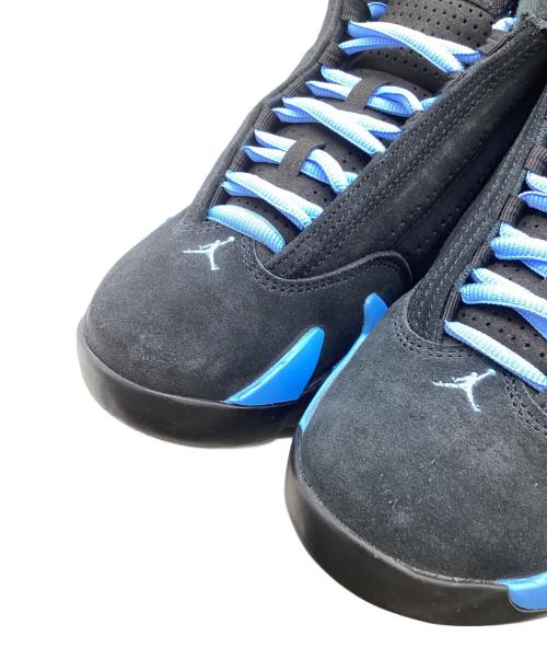 NIKE（ナイキ）NIKE (ナイキ) AIR JORDAN 14 RETRO BLACK/WHITE-UNIVERSITY BLUE ブラック×ブルー サイズ:28.5cmの古着・服飾アイテム