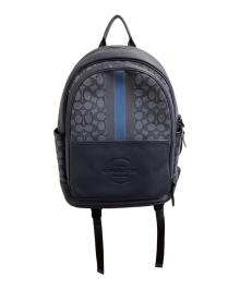 COACH（コーチ）の古着「シグネチャー トンプソン バックパック / C5389」｜ネイビー