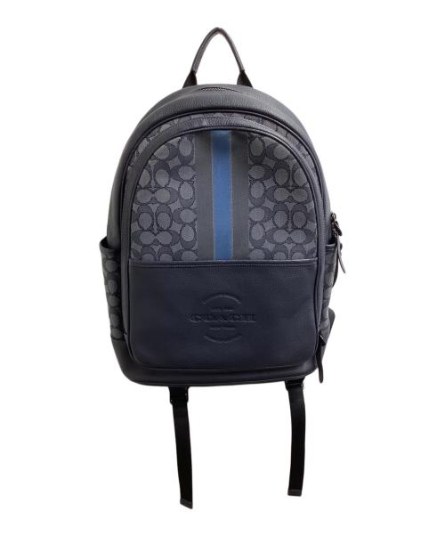 COACH（コーチ）COACH (コーチ) シグネチャー トンプソン バックパック / C5389 ネイビーの古着・服飾アイテム