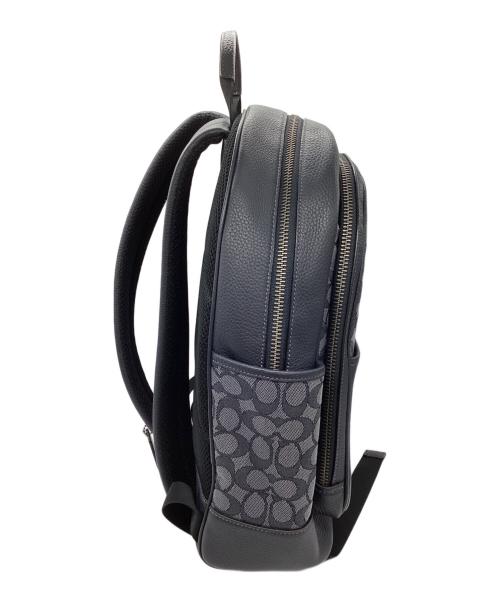 COACH（コーチ）COACH (コーチ) シグネチャー トンプソン バックパック / C5389 ネイビーの古着・服飾アイテム