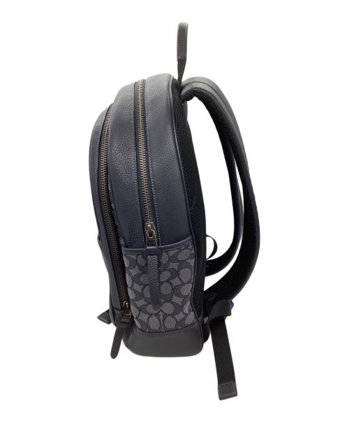 COACH（コーチ）COACH (コーチ) シグネチャー トンプソン バックパック / C5389 ネイビーの古着・服飾アイテム