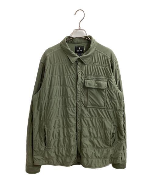 Snow peak（スノーピーク）snow peak (スノーピーク) フレキシブルインサレーションシャツ オリーブ サイズ:XLの古着・服飾アイテム