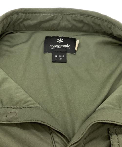 Snow peak（スノーピーク）snow peak (スノーピーク) フレキシブルインサレーションシャツ オリーブ サイズ:XLの古着・服飾アイテム