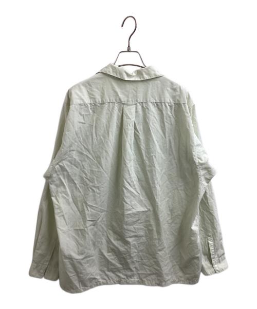 山と道（ヤマトミチ）山と道　 (ヤマトミチ) BAMBOO SHIRT イエロー サイズ:Lの古着・服飾アイテム