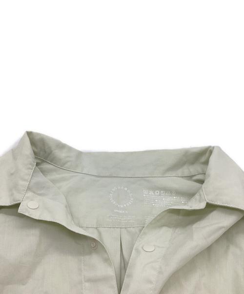 山と道（ヤマトミチ）山と道　 (ヤマトミチ) BAMBOO SHIRT イエロー サイズ:Lの古着・服飾アイテム