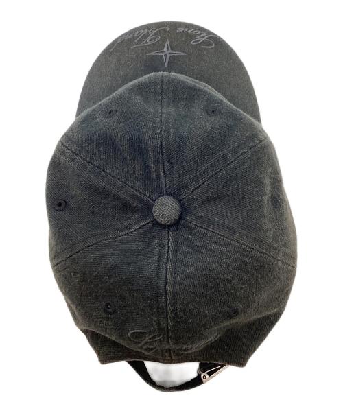 STONE ISLAND（ストーンアイランド）STONE ISLAND (ストーンアイランド) Supreme (シュプリーム) Denim 6-Panel ブラックの古着・服飾アイテム