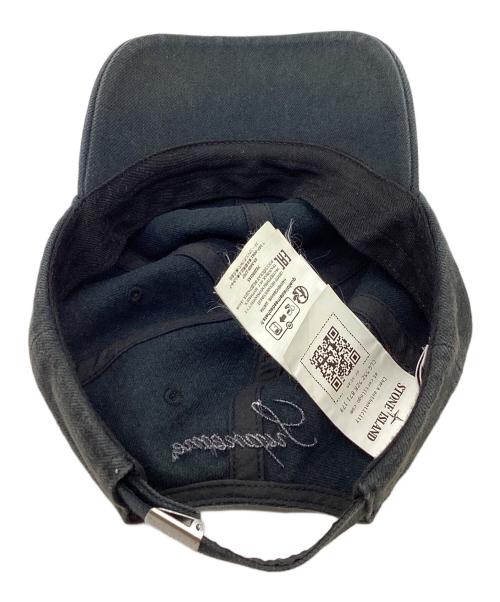 STONE ISLAND（ストーンアイランド）STONE ISLAND (ストーンアイランド) Supreme (シュプリーム) Denim 6-Panel ブラックの古着・服飾アイテム