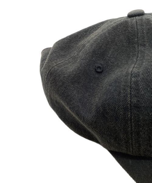 STONE ISLAND（ストーンアイランド）STONE ISLAND (ストーンアイランド) Supreme (シュプリーム) Denim 6-Panel ブラックの古着・服飾アイテム