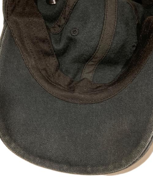 STONE ISLAND（ストーンアイランド）STONE ISLAND (ストーンアイランド) Supreme (シュプリーム) Denim 6-Panel ブラックの古着・服飾アイテム
