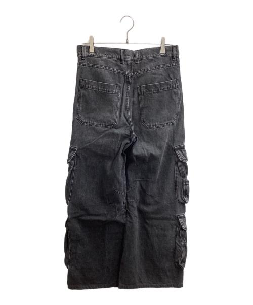 DIESEL（ディーゼル）DIESEL (ディーゼル) D-Sire-Cargo-Sデニムカーゴパンツ　/　A11871 グレー サイズ:W26の古着・服飾アイテム