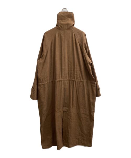 LOEFF（ロエフ）LOEFF (ロエフ) キャンバス サファリコート　/　8825-209-0002 ブラウン サイズ:2の古着・服飾アイテム