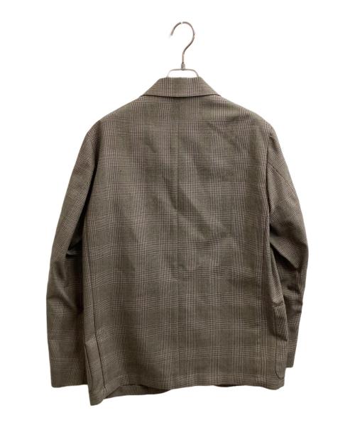 TOMORROW LAND（トゥモローランド）TOMORROW LAND (トゥモローランド) ウールグレンチェックジャケット グレー サイズ:46の古着・服飾アイテム