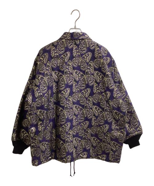 Needles（ニードルズ）Needles　 (ニードルズ) Coach Jacket - C/N/PE Gold Papillon Jq パープル サイズ:Sの古着・服飾アイテム