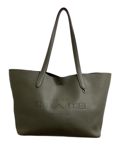 COACH（コーチ）COACH (コーチ) キャメロン ペブルド レザー トート / CC050 オリーブの古着・服飾アイテム