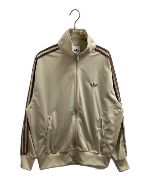 adidas（アディダス）adidas (アディダス) Firebirdトラックジャケット ベージュ サイズ:2XLの古着・服飾アイテム