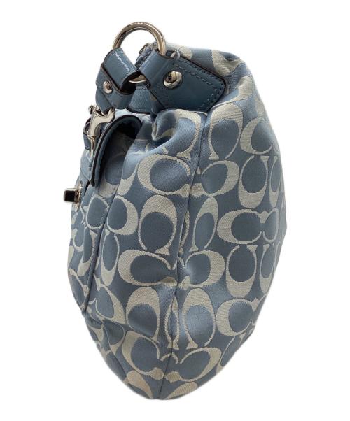 COACH（コーチ）COACH (コーチ) ペネロピ シグネチャー ショルダーバッグ / F19232 ブルーの古着・服飾アイテム